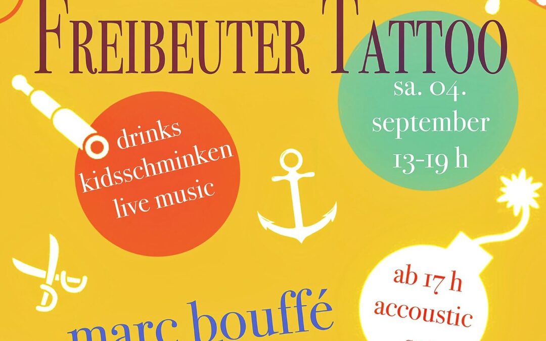 Marc to be performing solo at Freibeuter Tattoo Open Days on September 4th 2021